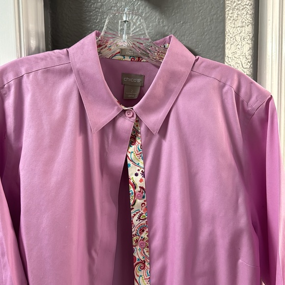 Chico's button-down blouse - Picture 2 of 7